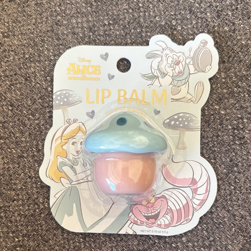 Disney Alice in Wonderland Blue and Pink Lip Balm